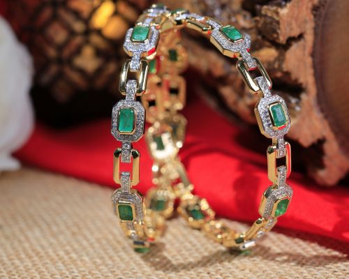 Emerald Tennis Bracelet